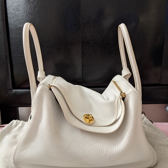 Hermes Handbags - Hermes Lindy 34 White